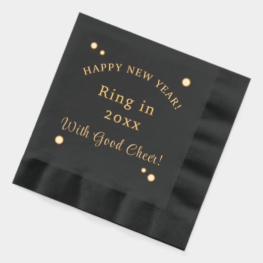 Oud en Nieuw Cheer Folie Servetten (Links)