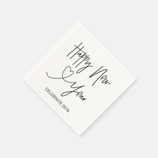 Oud en Nieuw Cocktail servetten (Hoek)