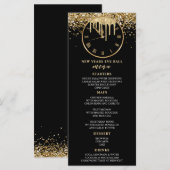 Oud en Nieuw Dinner Menu (Voorkant / Achterkant)