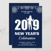 Oud en Nieuw-feest 2019 Kaart (Voorkant / Achterkant)