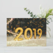 Oud en Nieuw-feest 2019 Kaart (Staand voorkant)