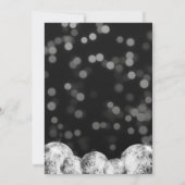 Oud en Nieuw-feest Black Gold Kaart (Achterkant)