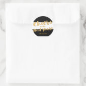 Oud en Nieuw Feest Chic Favor Stickers (Tas)