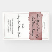 Oud en Nieuw feest en wijnproeverij Spandoek (Horizontaal)