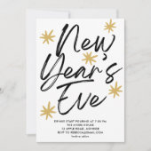 Oud en Nieuw Feest Handgeschreven Kaart (Voorkant)