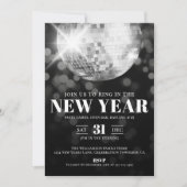 Oud en nieuw feest in het zwart-wit kaart (Voorkant)