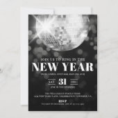 Oud en nieuw feest in zwart-wit kaart (Voorkant)