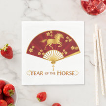 Oud en nieuw-feest jaar van het paard