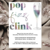 Oud en Nieuw Feest Regenboog Sparkle Cheers Kaart