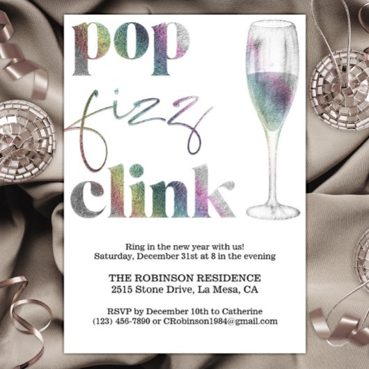 Oud en Nieuw Feest Regenboog Sparkle Cheers Kaart