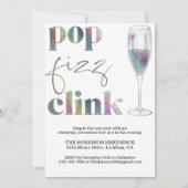 Oud en Nieuw Feest Regenboog Sparkle Cheers Kaart (Voorkant)