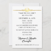 Oud en Nieuw-feestje Kaart (Achterkant)