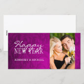 Oud-en-nieuw-foto's Feestdagenkaart (Voorkant / Achterkant)