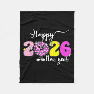 Oud en Nieuw Hallo 2026 Gelukkig Nieuwjaar 2026 Sc Fleece Deken