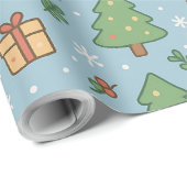 Oud en nieuw in het bos cadeaupapier (Rol Hoek)