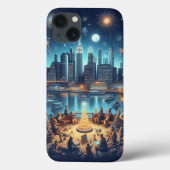 Oud en Nieuw in New York City Case-Mate iPhone Case (Achterkant)