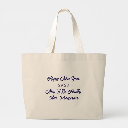 Oud en Nieuw in New York City Grote Tote Bag (Achterkant)