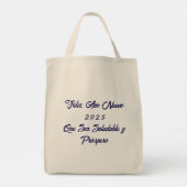 Oud en Nieuw in New York City Tote Bag (Achterkant)