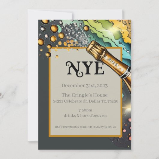 Oud en Nieuw Kaart (Voorkant)