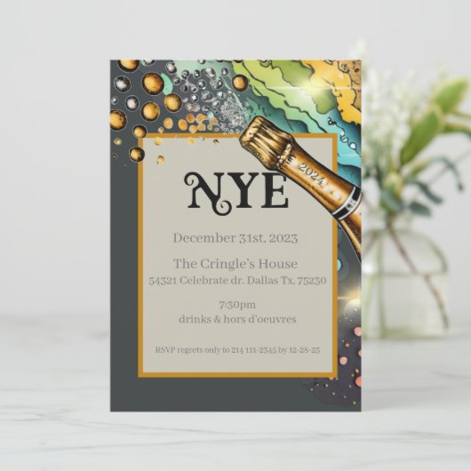 Oud en Nieuw Kaart (Staand voorkant)