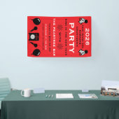 Oud en Nieuw Karaoke Countdown Spandoek (Beurs)