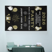 Oud en Nieuw Karaoke Countdown Spandoek (Beurs)