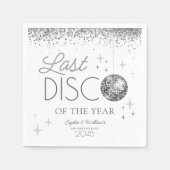 Oud en Nieuw Laatste Disco van het Jaar Servet (Voorkant)