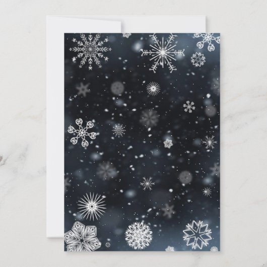 Oud en Nieuw Masquerade Feest Uitnodigen Kaart (Achterkant)