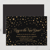 Oud en Nieuw opslaan aankondiging (Voorkant / Achterkant)