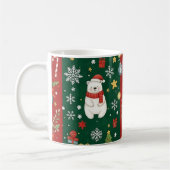 Oud en nieuw print, beer, kerstboom, vos, vogel, koffiemok (Links)