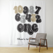 Oud en Nieuw Tellen tot Eerste Verjaardag Wandkleed (In situ)