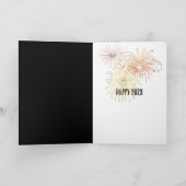 Oud en Nieuw vuurwerk in Black Sky Kaart (Binnen)