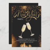 Oud en Nieuw Vuurwerk Oud en Nieuw Kaart (Voorkant / Achterkant)