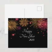 Oud en Nieuw Vuurwerkfeest Briefkaart (Voorkant / Achterkant)