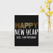 Oud en Nieuw Zwangerschapsaankondiging Ook Ben Ik  Kaart (Gele Bloem)