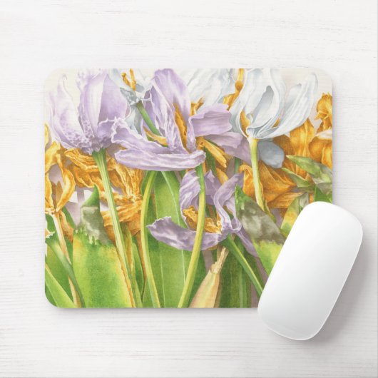 Oud en onderweg Mousepad Muismat (Met muis)