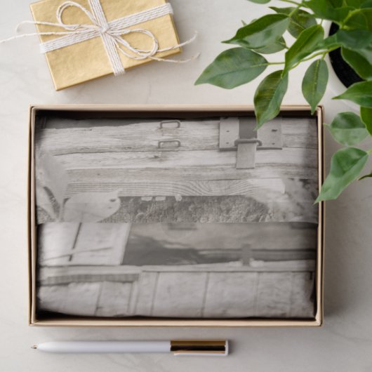 oud en stabiel paardenpapier tissuepapier (Geschenk)