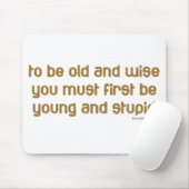 Oud en wise muismat (Met muis)