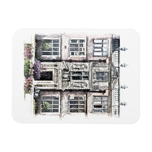 OUD ENGELAND MAGNEET (Horizontaal)