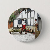 OUD ENGELAND RONDE BUTTON 5,7 CM (Voorkant)