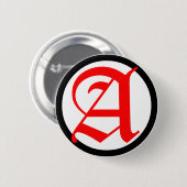 Oud Engels Anarchy A Ronde Button 5,7 Cm (Voorkant /achterkant)