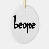 Oud Engels Beer Keramisch Ornament (Rechts)