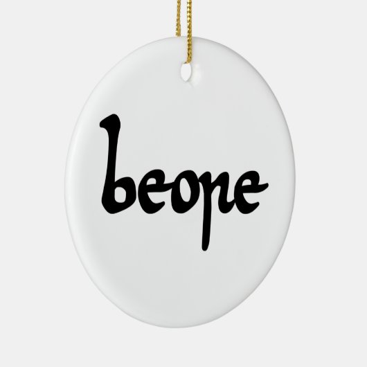 Oud Engels Beer Keramisch Ornament (Rechts)