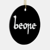 Oud Engels Beer Keramisch Ornament (Rechts)