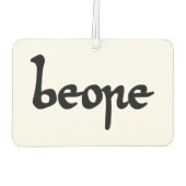 Oud Engels Beer Luchtverfrisser (Achterkant)