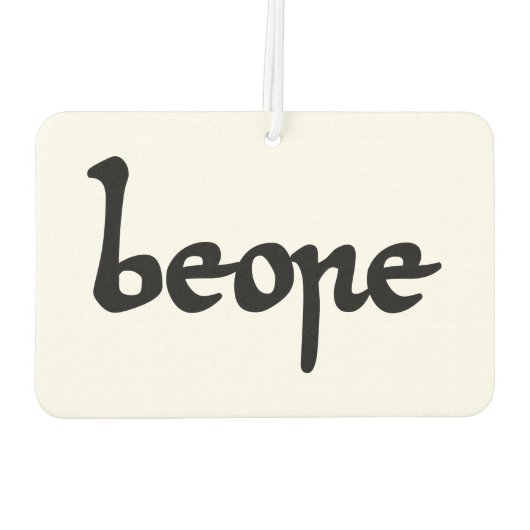 Oud Engels Beer Luchtverfrisser (Achterkant)