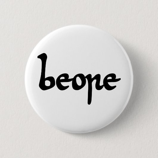 Oud Engels Beer Ronde Button 5,7 Cm (Voorkant)