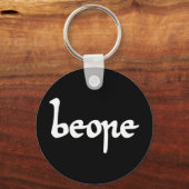 Oud Engels Beer Sleutelhanger (Voorkant)