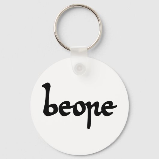 Oud Engels Beer Sleutelhanger (Voorkant)