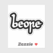 Oud Engels Beer Sticker (Vel)